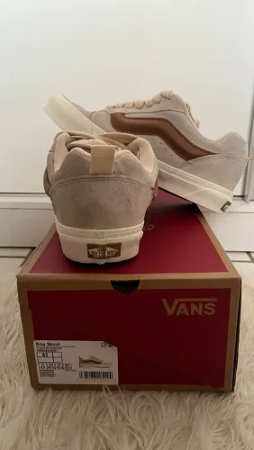 Tênis Vans Knu Skool Creme/Marrom Original - Tam. 41