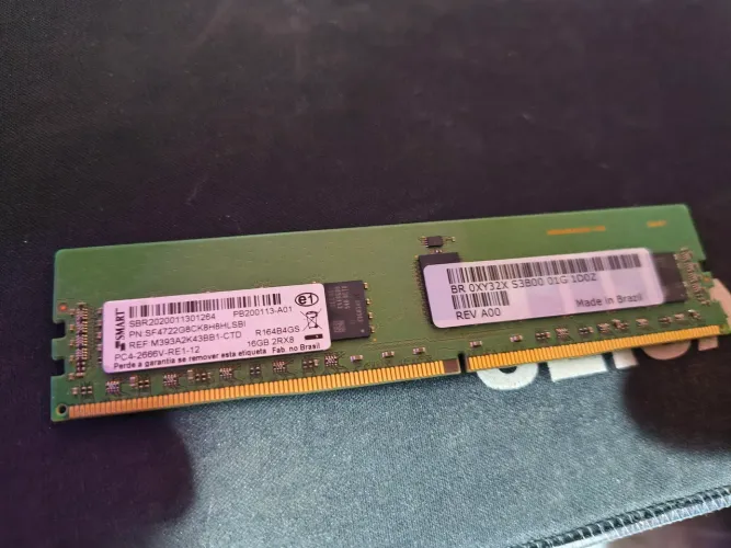 Memória ECC 16gb 2666mhz para Kit Xeon