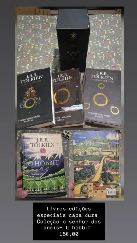 Coleção De livros edições especiais (capa dura) O senhor dos anéis+O hobbit