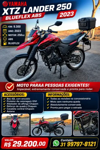 YAMAHA XTZ LANDER 250 BLUEFLEX ABS 2023