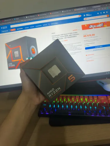 Processador AMD Ryzen 5 7600, 5.1Ghz Max Turbo
