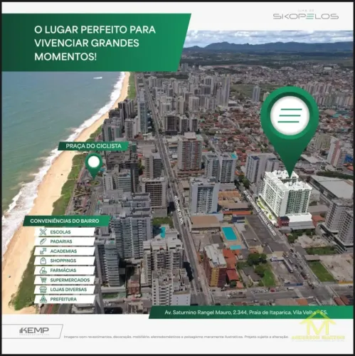 Imóvel para venda tem 70 metros quadrados com 4 quartos em Praia de Itaparica - Vila Velha