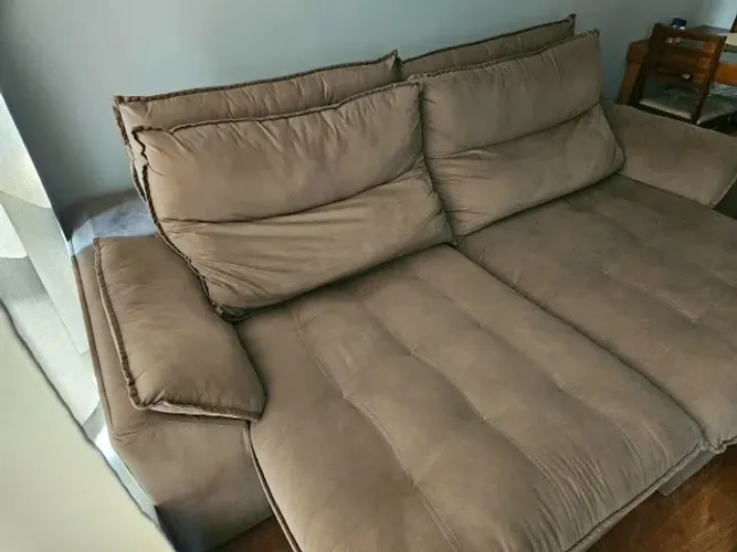 Sofá 4 lugares retrátil