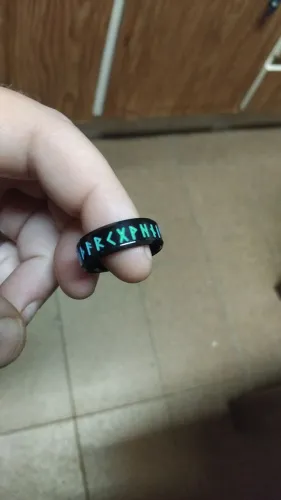 Anel runa Viking tamanho12