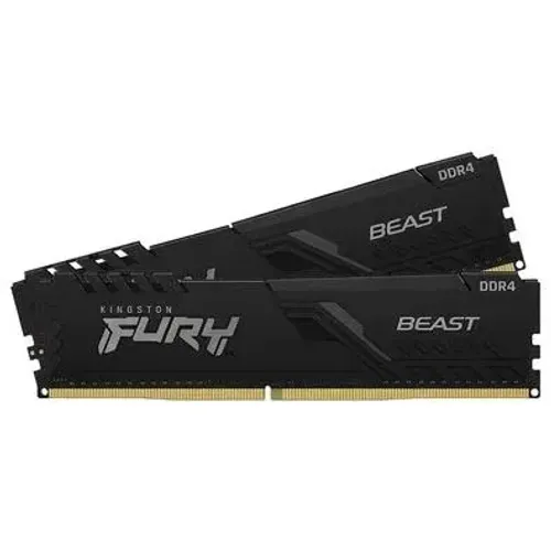 MEMÓRIA KINGSTON FURY BEAST, 64GB (2X32GB), 3600MHZ, DDR4, CL18, PRETO