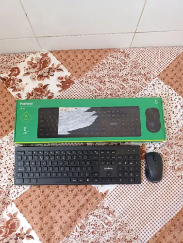 Kit Mouse e Teclado Intelbras Sem Fio