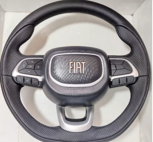 Volante original Fiat Fastback Abarth Pulse argo cronos couro