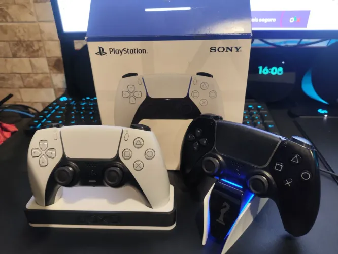 Kir 2 controle dual sense + Dock de carregamento