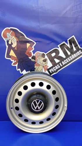 Roda Ferro Aro 15 Para Vw Gm Fiat 4x100