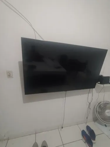 Smart TV Samsung 55" QLED 4K (55Q80A danificada para aproveitamento de peças