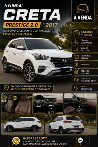 Hyundai Creta Prestige 2.0 16V Flex Aut. 2017