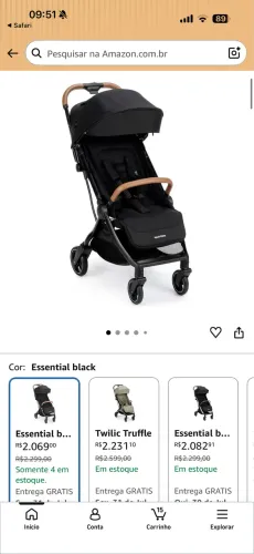 Carrinho de bebê maxi cosi EVA 2