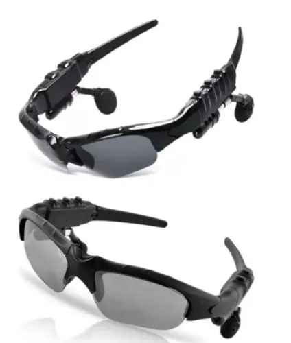 Óculos de Sol Bluetooth com MP3, Microfone e Áudio