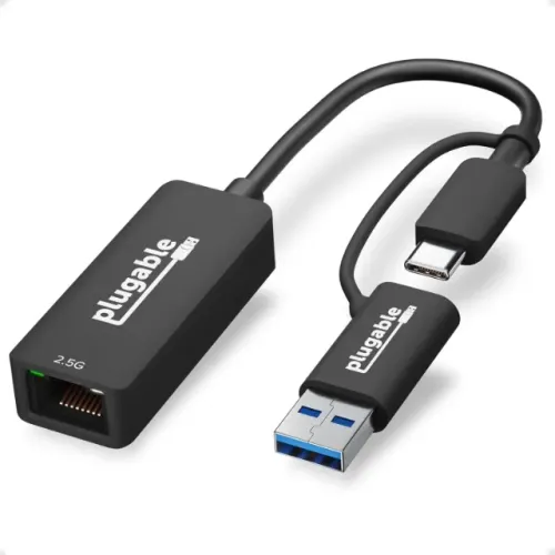 Plugable 2.5g Usb-c E Usb Para Ethernet Adapter Rj-45