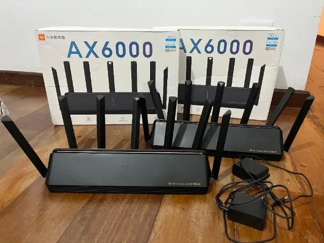 Kit Roteador Xiaomi AX6000 (2 unidades)