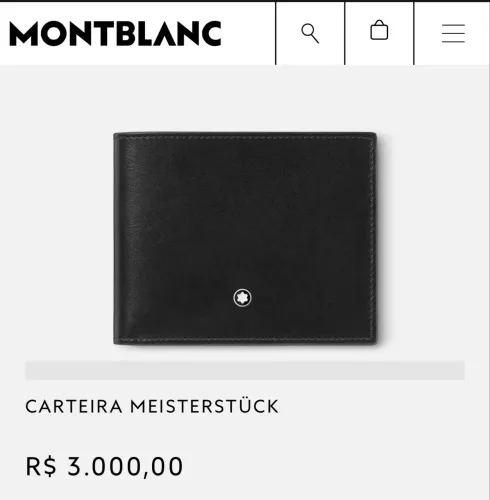 Carteira Montblanc Meisterstuck 4810 original