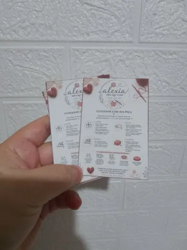 Cartão agradecimento para cliente Personalizado