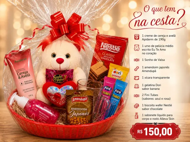 Cestas dia dos namorados 