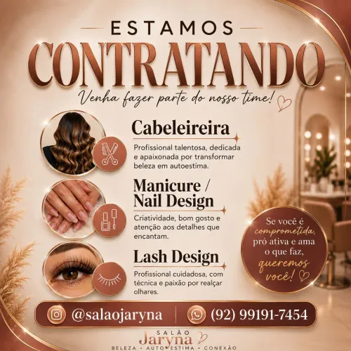 Vaga para Salão de Beleza 