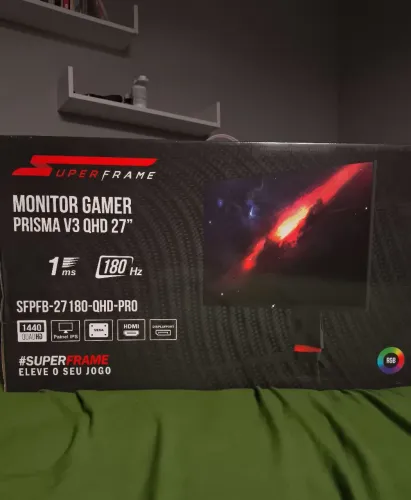 Monitor Gamer 27pol, 180hz, fast ips