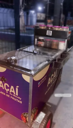 Carrinho de açaí