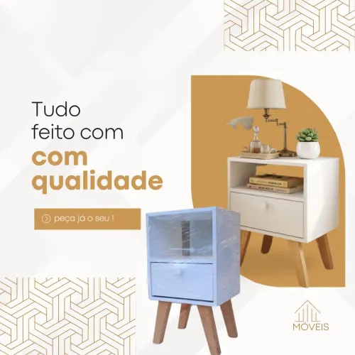 Criado mudo de fábrica