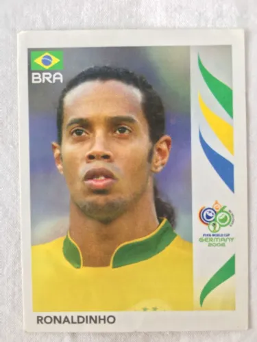 Figurinha Ronaldinho Gaúcho Copa 2006 Nunca Colada