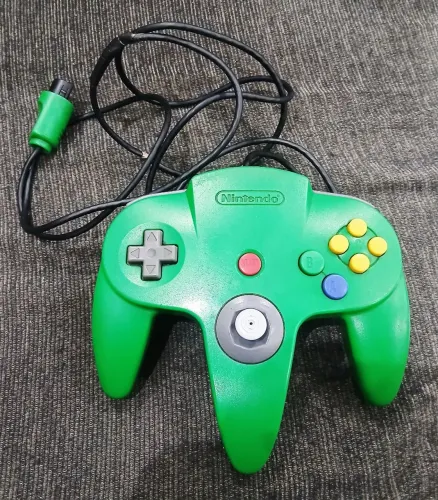 Controle nitendo 64 verde ( para conserto )