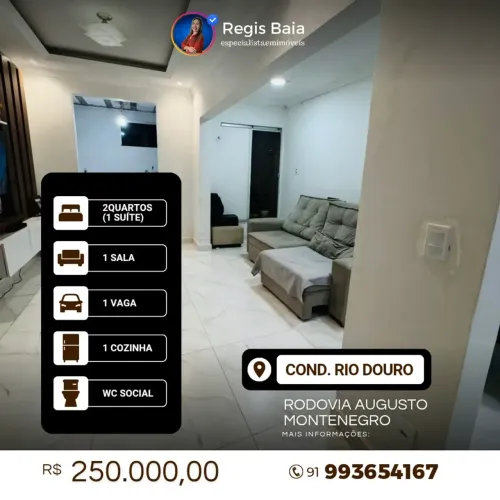 Vendo Condominio Rio Douro, Augusto Montenegro,Belém -Para