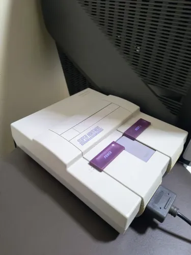 Super Nintendo muito conservado!