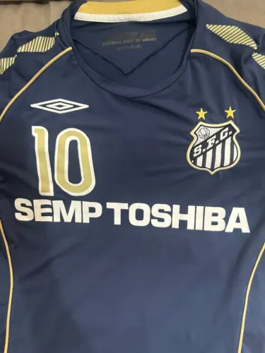 Camisa Santos 2008 -Terceira Camisa Azul