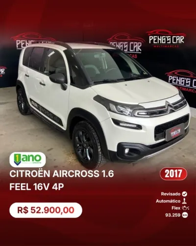 Citroen Aircross Feel 1.6 Flex 16V 5P Aut. 2017