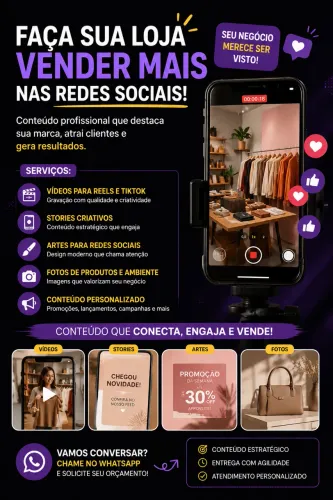 FAÇA SUA LOJA VENDER MAIS!