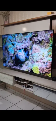 Smart Samsung crystal 4k 65P borda infinita, Alexa, comando de voz