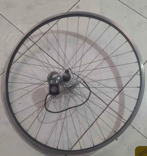 Roda dianteira com dinamo shimano DH3N20