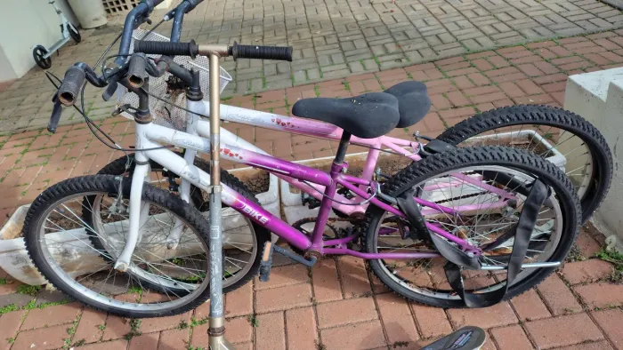Duas Bicicletas aro 26 +patinete 150kg