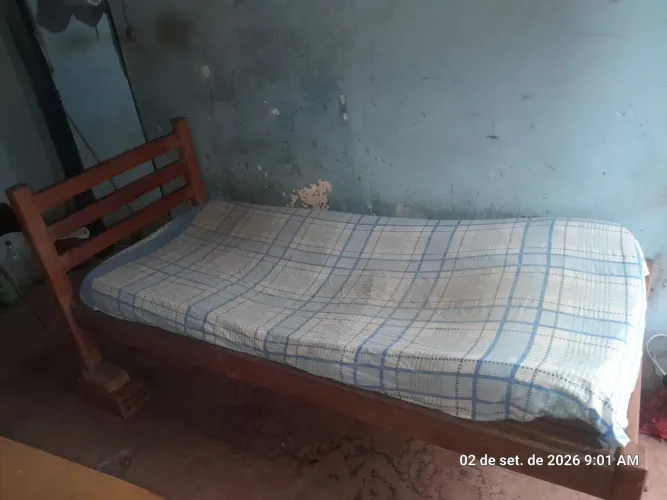 Cama Solteiro Madeira Maciça