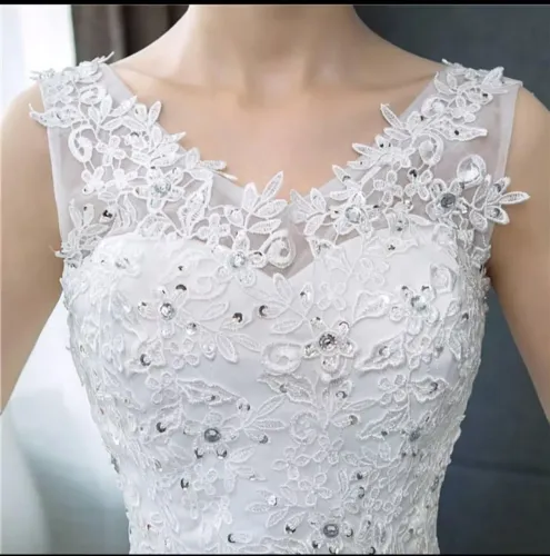 Vestido Branco de Noiva - estilo princesa - USADO 1 VEZ