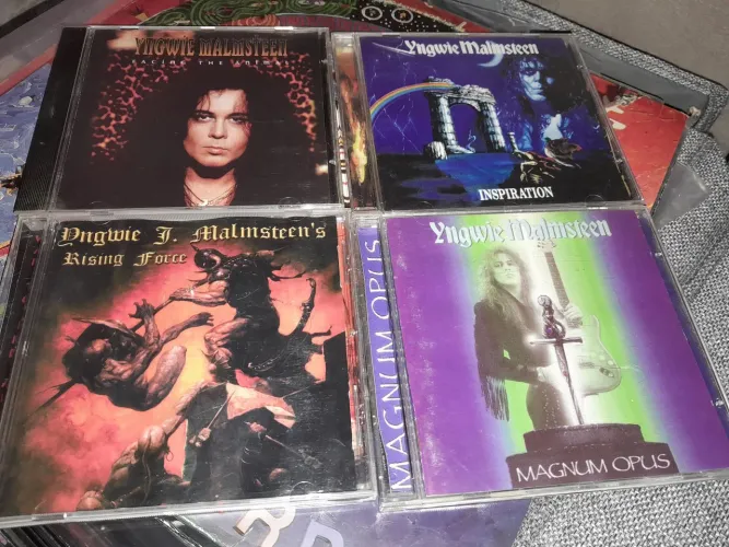 Coleção 4 CDs Yngwie Malmsteen - Lote Fechado