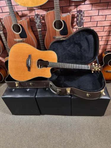 Violão Takamine Gb7ce folk elétrico cedro ct4bii regulado elixir ANALISO TROCAS