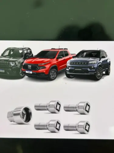 Parafuso antifurto trava roda Compass renegade stradq Mopar