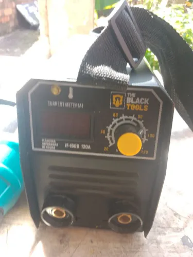 Máquina de solda mais compressor elétrico