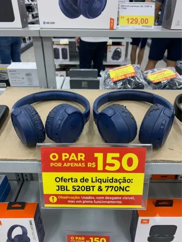 Par Headphones JBL Originais 