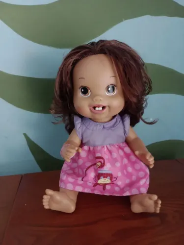 Boneca Baby Alive Meus Primeiros Dentinhos Morena 
