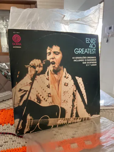 Disco De Vinil LP Elvis Presley - 40 Greatest Hits (Original).