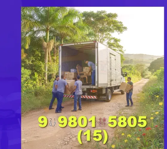 Carreto! Frete rápido e seguro para mudança e transporte de cargas!
