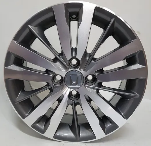 Rodas Esportivas Honda aro 15 Grafite com diamantado 4x100 novas