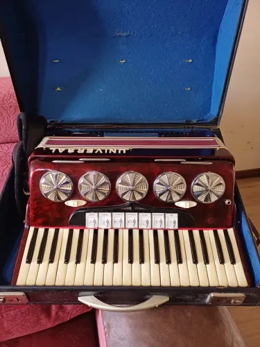 Acordeon  universal 120 bem. Tamanho profissional revisada
