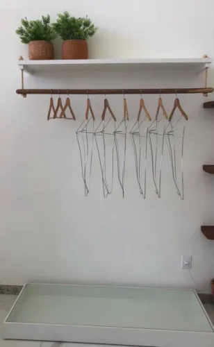 Acessórios para loja Manequim + Arara + caixa com vidro
