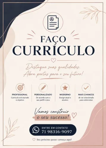Currículo profissional 5$